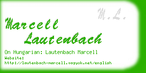 marcell lautenbach business card